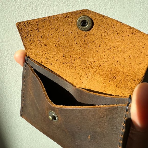 Portland Leather Goods Mini Envelope Wallet in Canyon - Picture 7 of 9